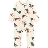 THE NEW Siblings Gardenia Dino AOP Holiday L_S Rib Jumpsuit