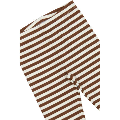 THE NEW Siblings Toffee Striped Fro Rib Leggings