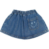 THE NEW Siblings Medium Blue Denim Pida Denim Skirt
