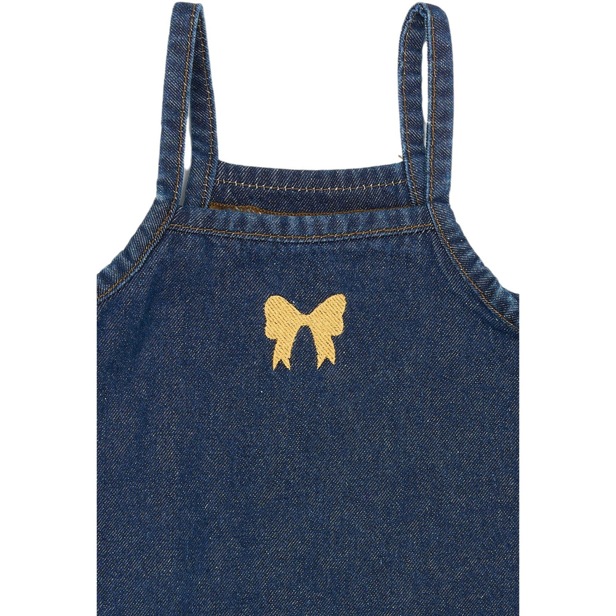 THE NEW Siblings Medium Blue Denim Raya Strap Denim Dress