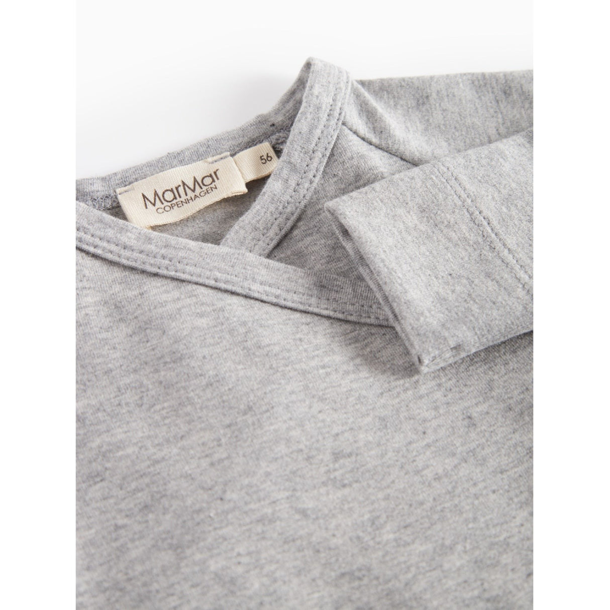 MarMar Modal New Born Light Grey Melange Rula Full Body