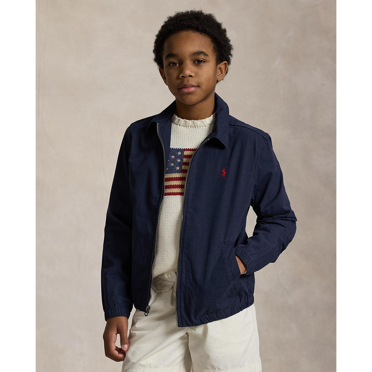 Polo Ralph Lauren Newport Navy Boy Windbreaker