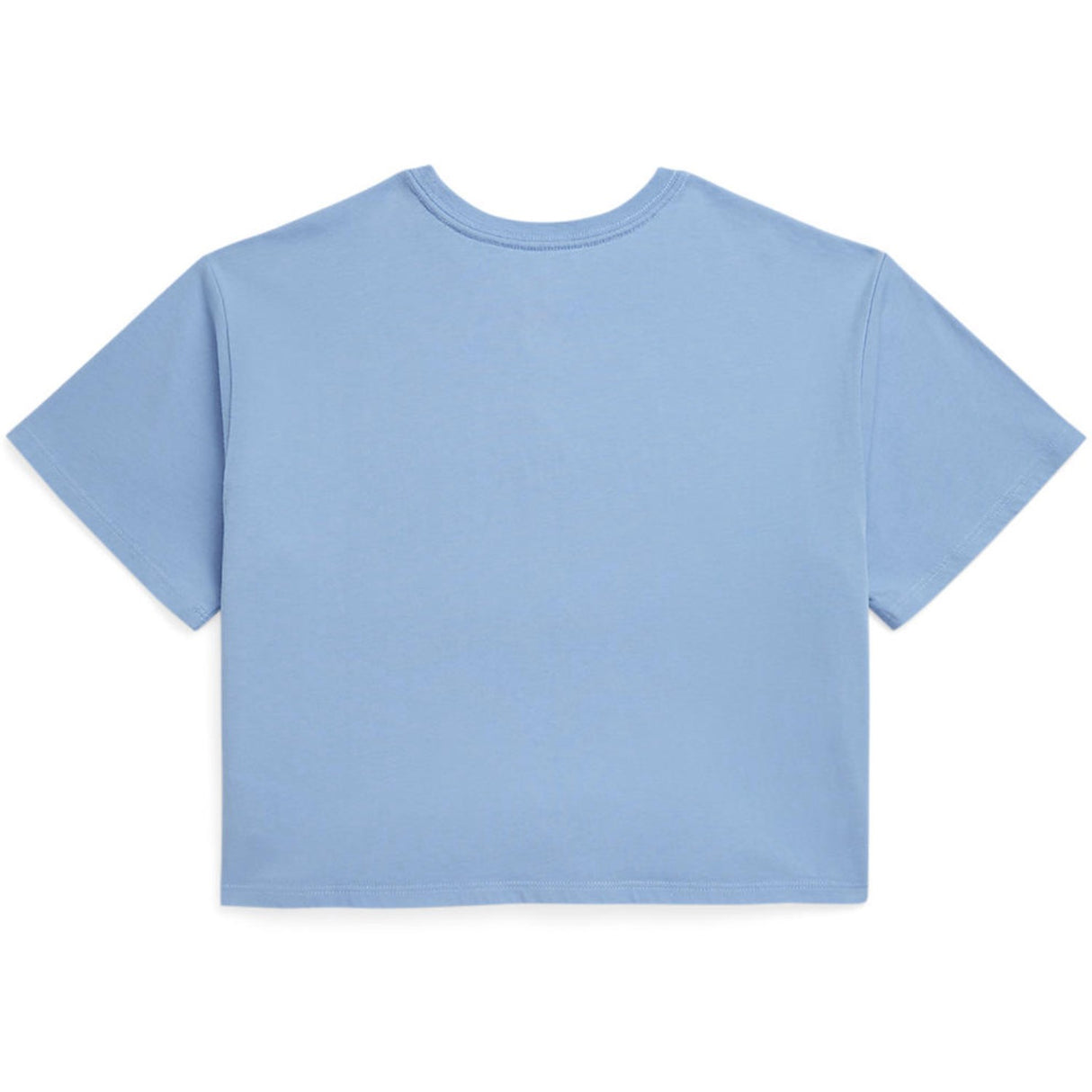 Polo Ralph Lauren Chambray Blue Cropped T-Shirt