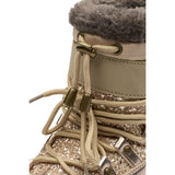 Mikk-Line Champagne Glitter Snow Boot Glitter