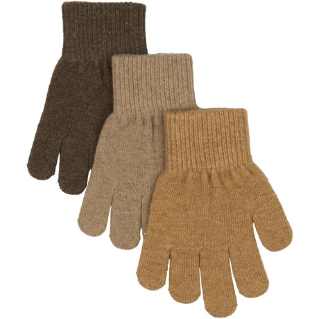Mikk-Line Chocolate Chip-Melange Denver-Medal Bronze Magic Gloves 3 Pack