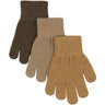 Mikk-Line Chocolate Chip-Melange Denver-Medal Bronze Magic Gloves 3 Pack