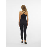 Mama;licious Black Mlpaulette Strap Active Jumpsuit Noos
