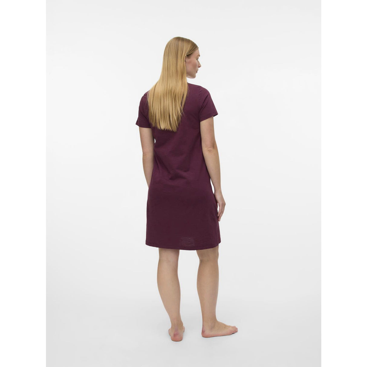 Mama;licious Fig Mlmira Solid Jrs Nightgown 2F A. E. Noos