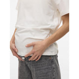 Vero Moda Maternity Medium Grey Denim Vmmtessa Wide Jeans Ra206 Ga Noos