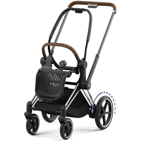 Cybex Chrome Brown E-Priam Fram Incl. Hard Seat Part