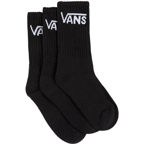 VANS Black Classic Crew Socks 3-Pack