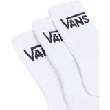 VANS White Classic Crew Socks 3-Pack