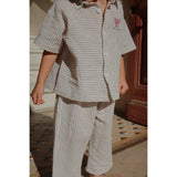 Konges Sløjd Stripe Bluie RHW X KS Duo Pants Gots