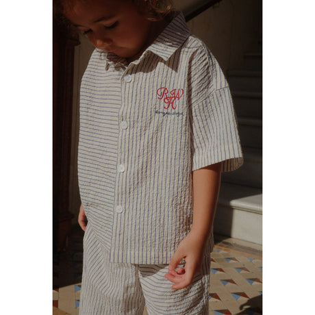 Konges Sløjd Stripe Bluie RHW X KS Duo Shirt Gots