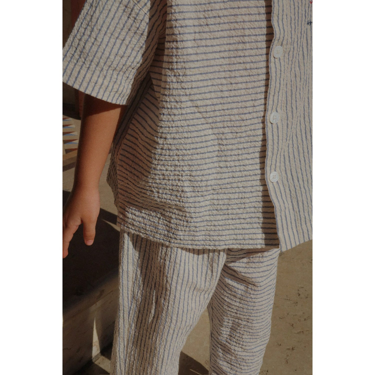 Konges Sløjd Stripe Bluie RHW X KS Duo Shirt Gots