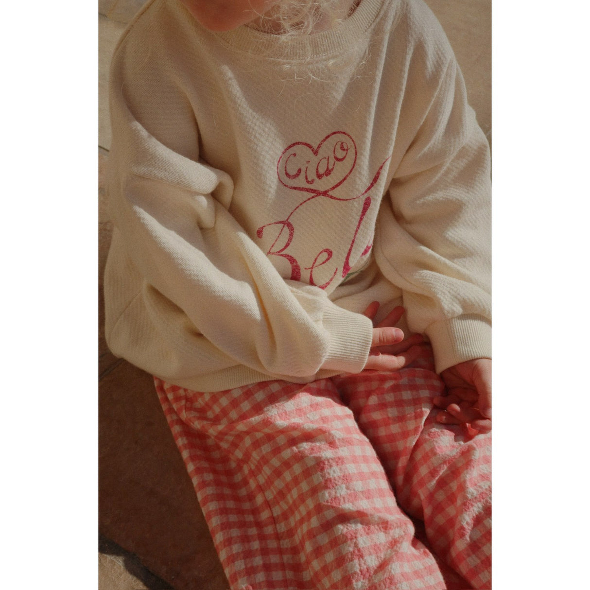 Konges Sløjd Peach Blossom Check RHW X KS Bella Pants Gots