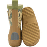 Mikk-Line Gray Green Printed Wellies