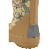 Mikk-Line Gray Green Printed Wellies