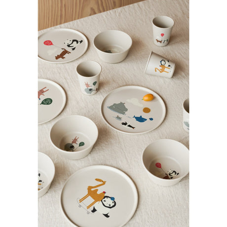 LIEWOOD Around The World / Sandy Remco Plate 4-Pack