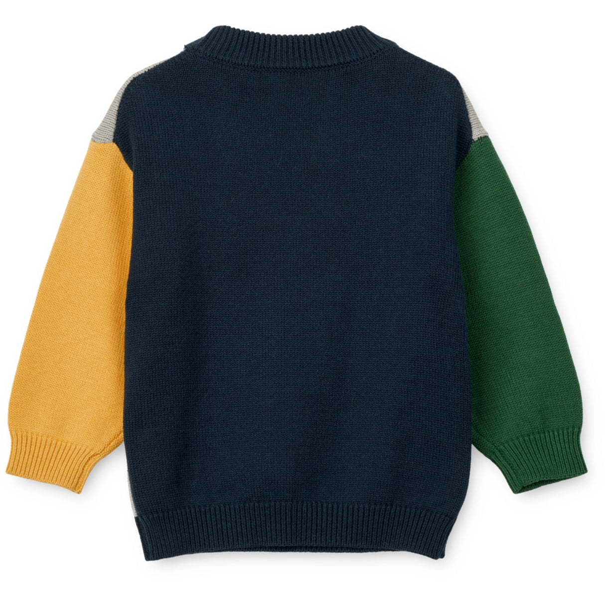 LIEWOOD Panda / Mist / Classic Navy Multi Mix Orlane Embroidery Knit Jumper