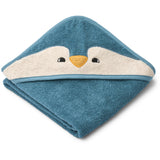 LIEWOOD Oceanview Mix Albert Penguin Hooded Towel