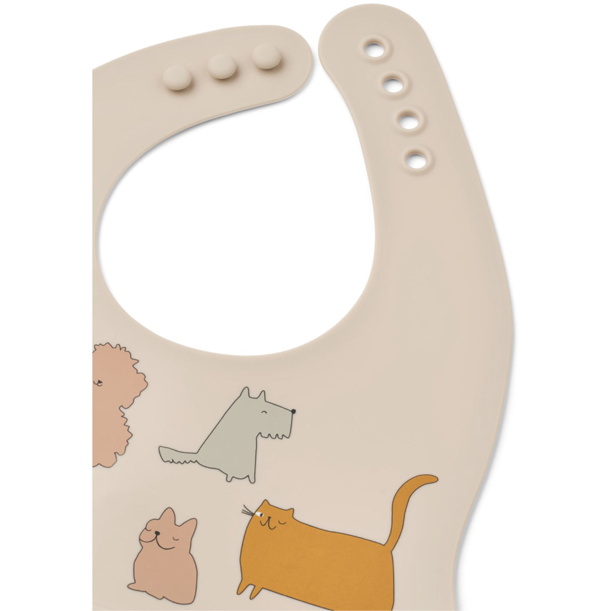 LIEWOOD Cats And Dogs / Sandy Ember Printed Bib 2-Pack