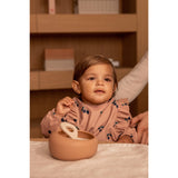 LIEWOOD Berry / Pale Tuscany Merle Ruffle Cape Bib