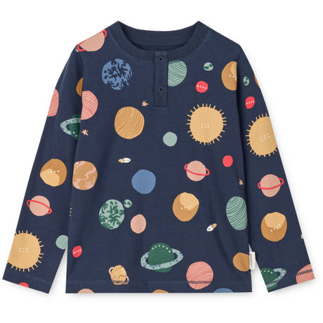 LIEWOOD Universe / Classic Navy Wilhelm Printed Pyjamas Set