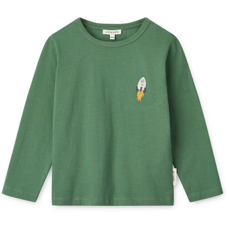 LIEWOOD Love My Planet / Dusty Ivy Multi Mix Apia Placement Longsleeve T-Shirt