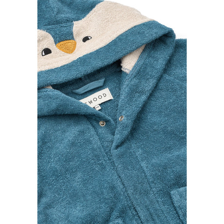 LIEWOOD Oceanview Mix Lily Penguin Bathrobe