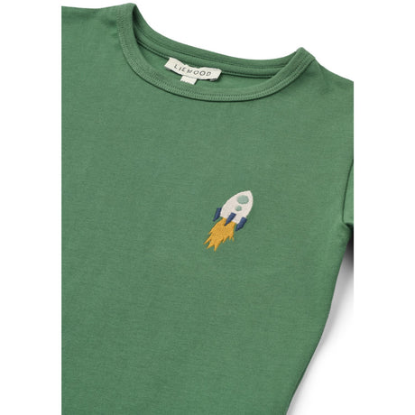 LIEWOOD Love My Planet / Dusty Ivy Multi Mix Apia Placement Longsleeve T-Shirt