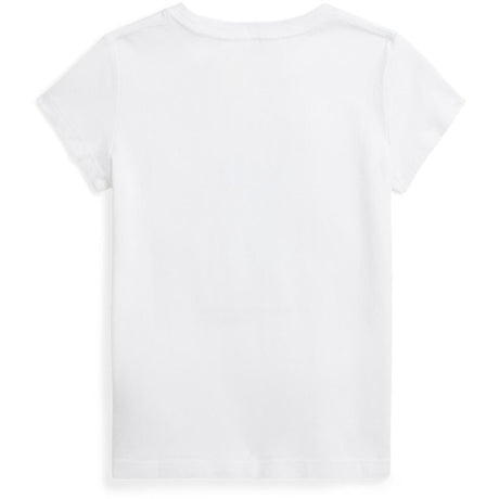 Polo Ralph Lauren White Sparkle Bear T-Shirt