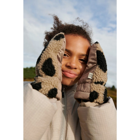 LIEWOOD Mega Leo / Oat Mix Grethe Pile Gloves