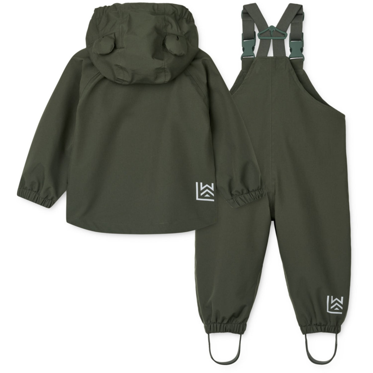 LIEWOOD Hunter Green Manu Rainwear Set