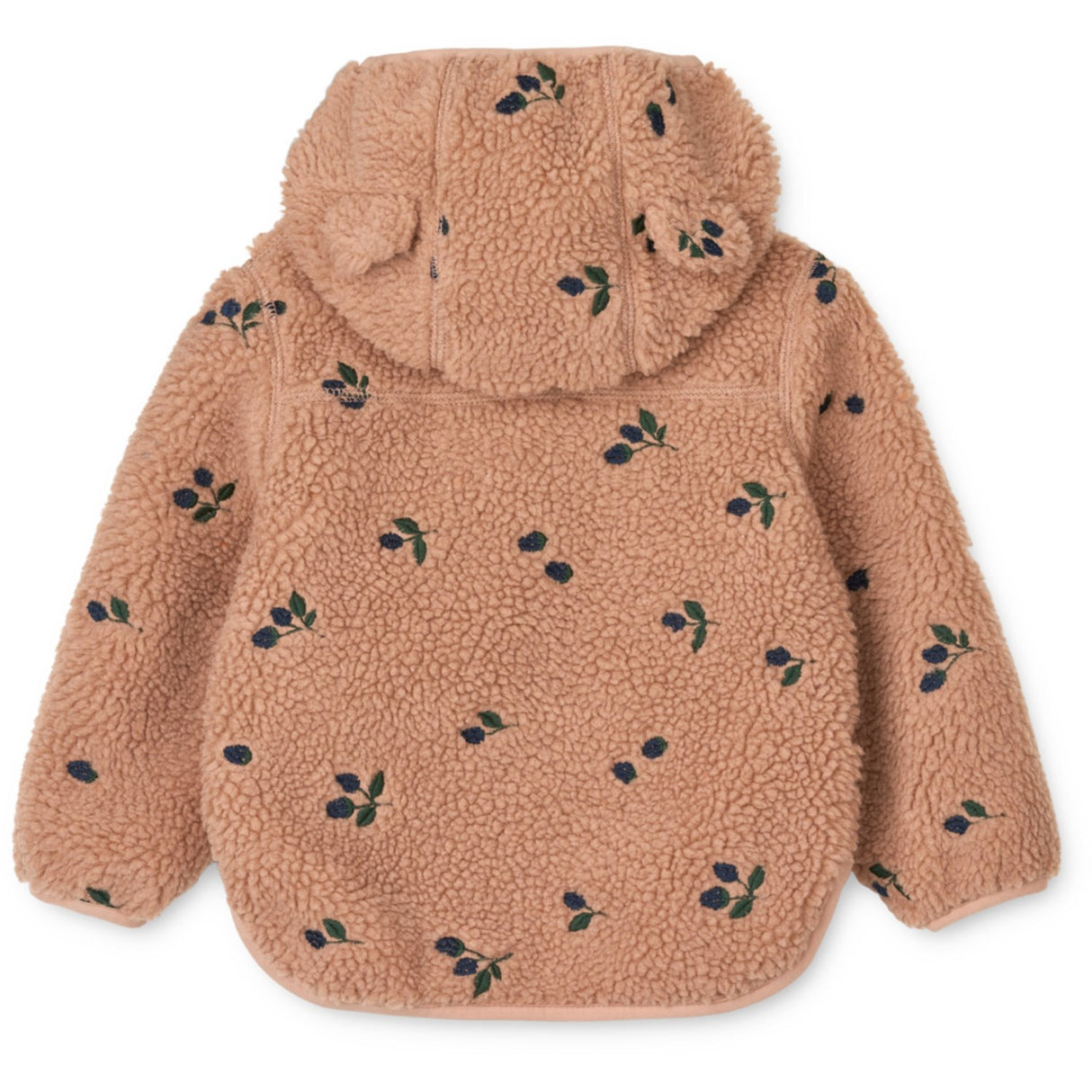 LIEWOOD Berry / Pale Tuscany / Embroidery Mara Pile Jacket With Ears
