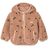 LIEWOOD Berry / Pale Tuscany / Embroidery Mara Pile Jacket With Ears