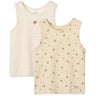 LIEWOOD Mini Peach Sea Shell / Stripe Mix Faris Printed Tank Top 2-Pack