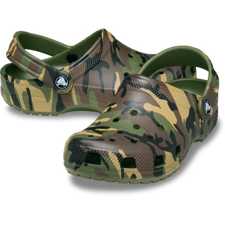 Crocs Army Green/Multi Classic Camouflage Clog