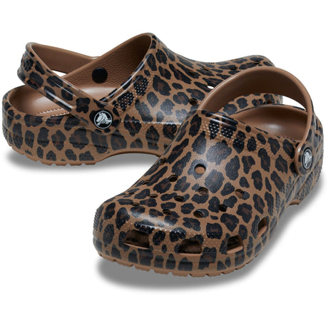Crocs Sepia/Leopard Classic Animal Clog
