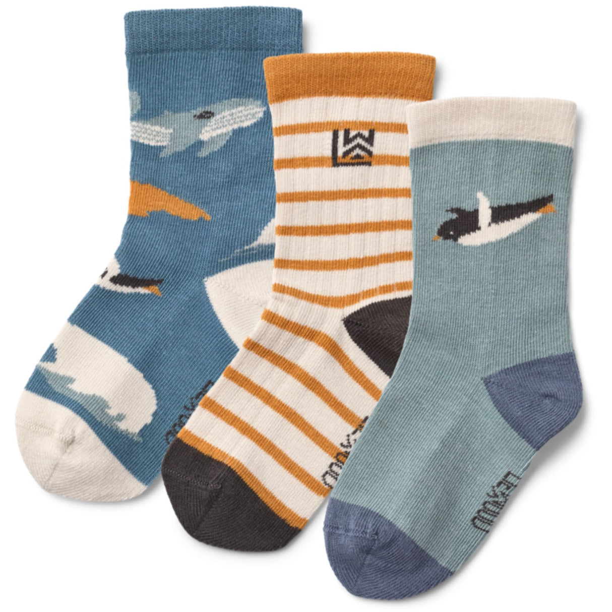 LIEWOOD Arctic Sea / Ocean View Silas Socks 3-Pack