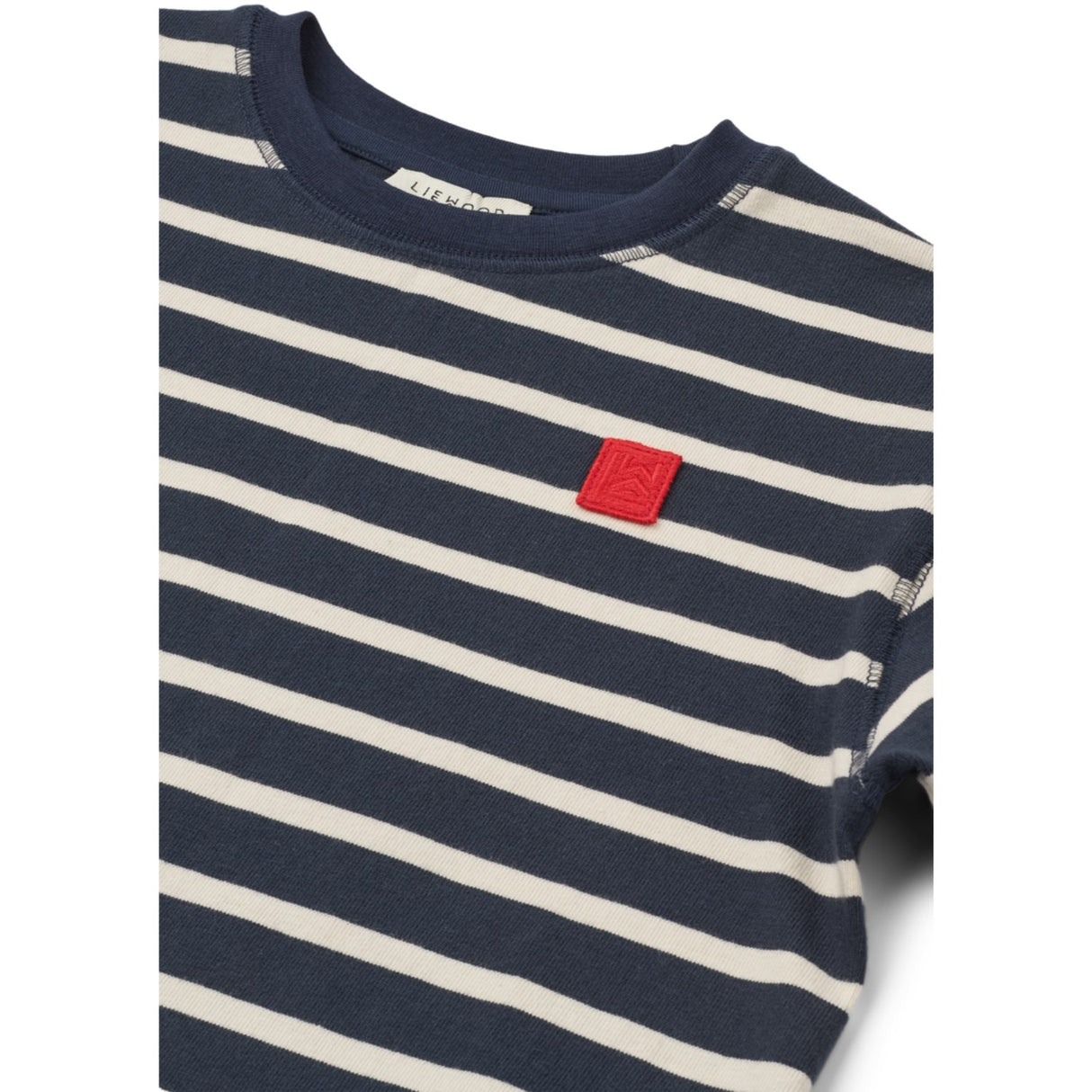 LIEWOOD Stripe Classic Navy / Creme De La Creme Tyler Stripe Longsleeve T-Shirt
