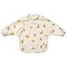 LIEWOOD Elephant / Creme De La Creme Merle Printed Cape Bib