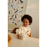 LIEWOOD Elephant / Creme De La Creme Merle Printed Cape Bib