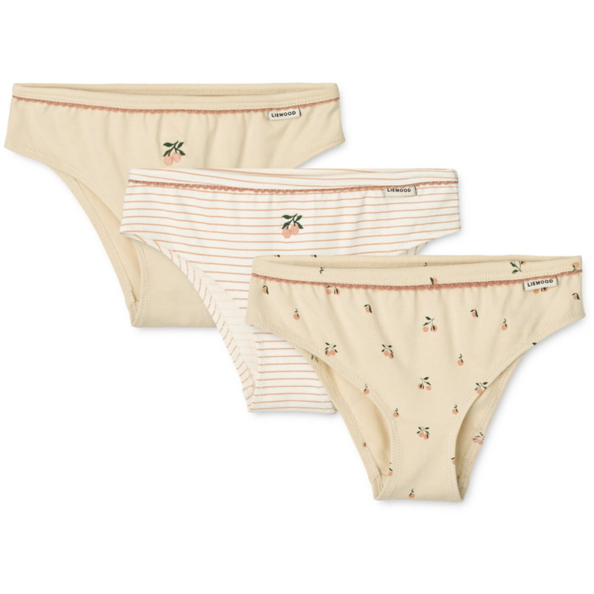 LIEWOOD Mini Peach Sea Shell Mix Aylin Briefs 3-Pack