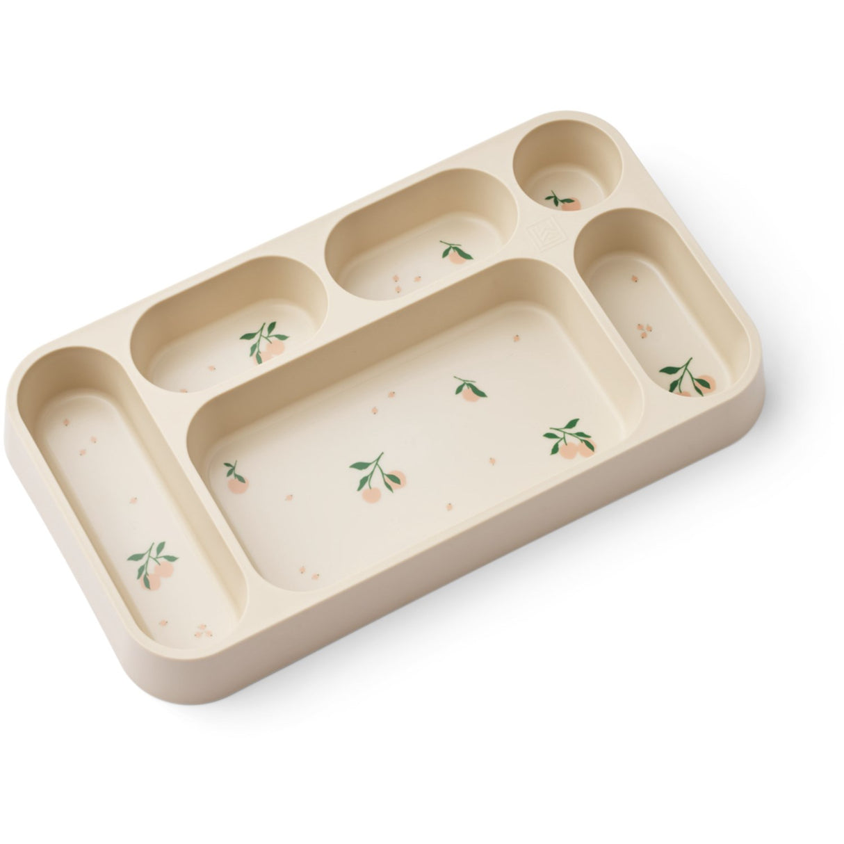 LIEWOOD Peach / Sea Shell Mosu Divider Plate