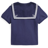 Polo Ralph Lauren Boathouse Navy W/ White Girl Polo Shirt