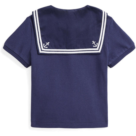Polo Ralph Lauren Boathouse Navy W/ White Girl Polo Shirt