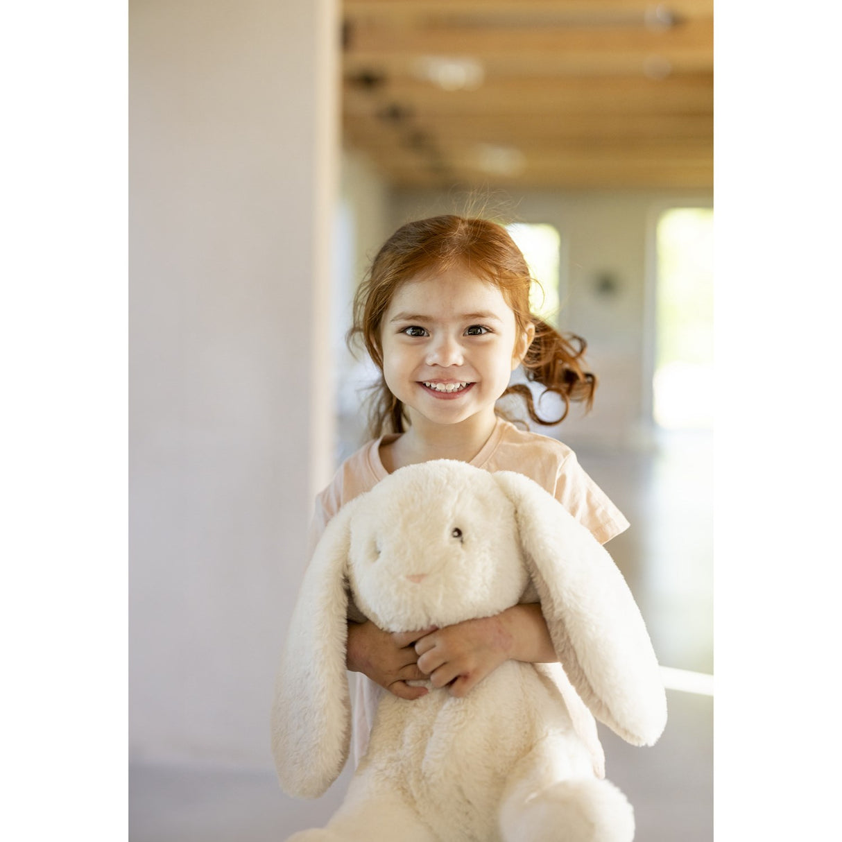 Teddykompaniet Creme Teddy Mocca - Kanin, 34 Cm