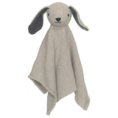 Teddykompaniet Grå Teddy Baby - Cuddle Cloth Strikket, Hund, 28 Cm