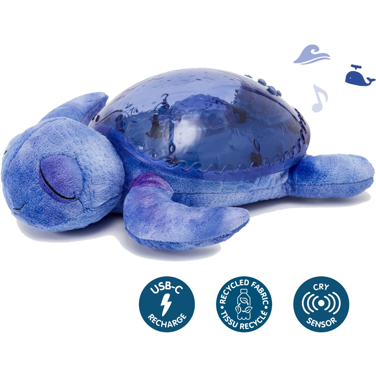 Cloud B Blå Tranquil Turtle - Rechargeable